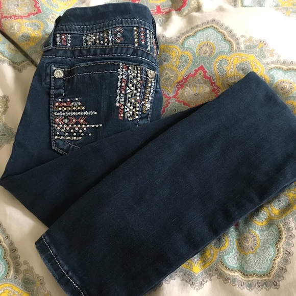 Miss Me Aztec jeans very rare size 24 - Picture 5 of 5